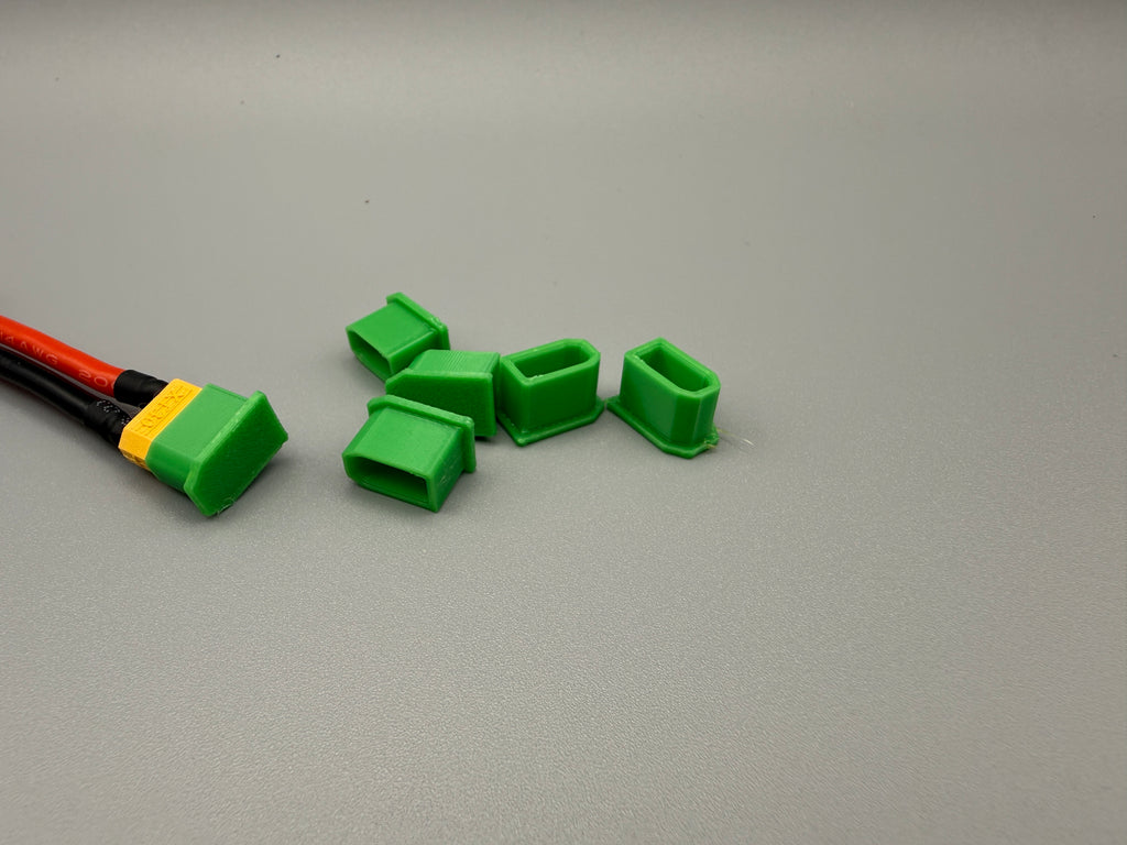 3D-Printed TPU-95 XT-30 Battery Caps - 12 Pack