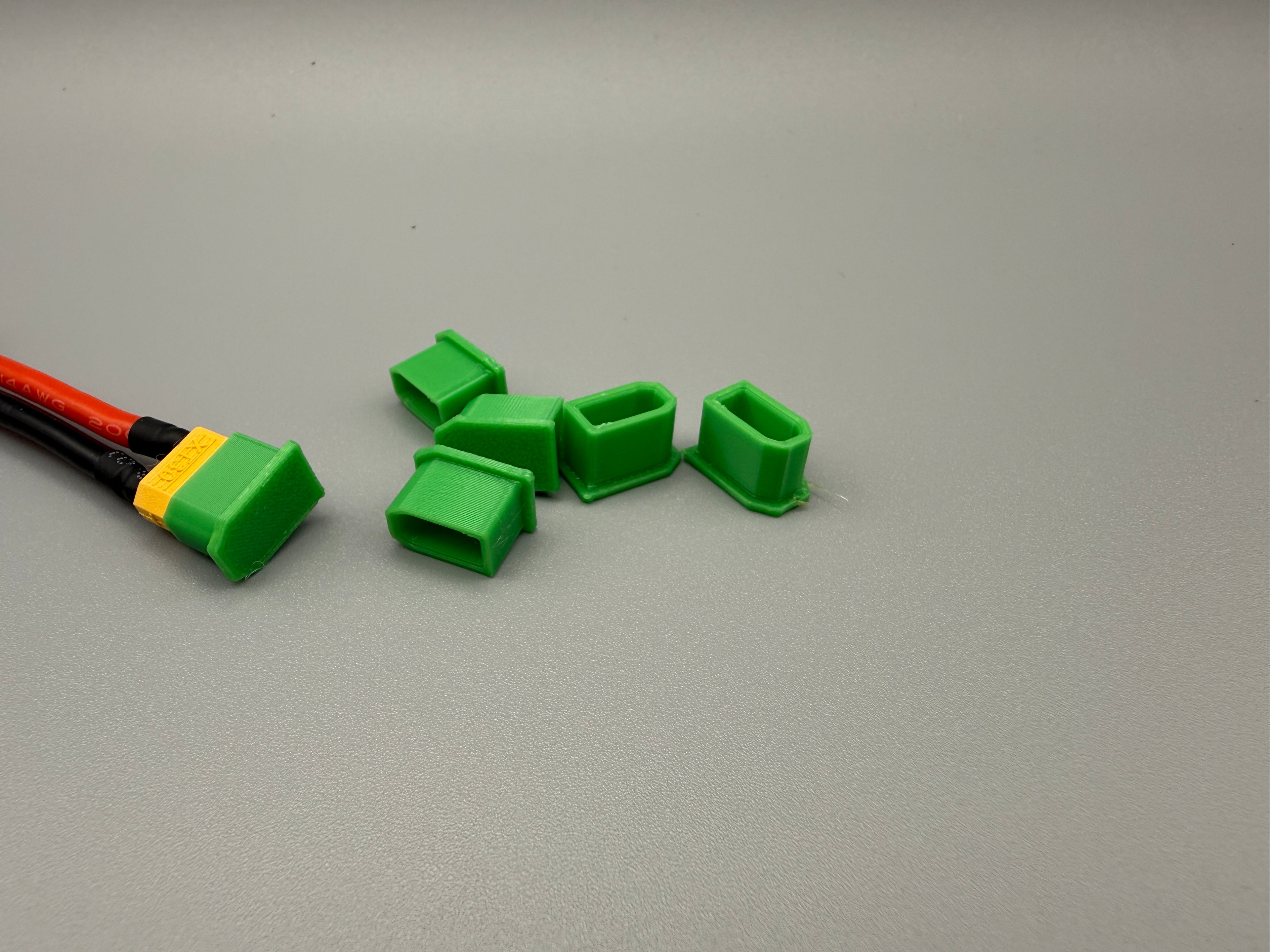 3D-Printed TPU-95 XT-30 Battery Caps - 12 Pack