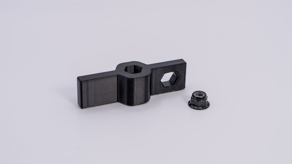 FPV Prop Removal Tool – Compact 3D Printed PETG Wrench with Spare M5 Nut Storage
